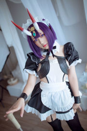 [ภาพถ่ายผู้มีชื่อเสียงทางอินเทอร์เน็ต COSER] อะนิเมะบล็อกเกอร์ Mime Mimei - คนรับใช้ไวน์และเด็ก