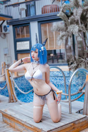 [Net Red COS] Популярный Coser Nizo Nisa - Blue Gascogne