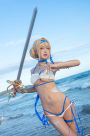 [Net Red COSER] Anime blogger Shui Miao aqua - Juana de Arco