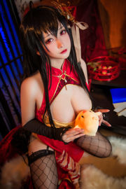 [Foto de COSER de una celebridad de Internet] Coser de alto valor Nian Nian_D - Dafeng cheongsam