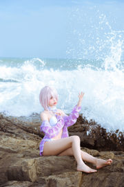 [Internet celebrity COSER photo] Anime blogger Guobaa sauce w - Seaside Matthew