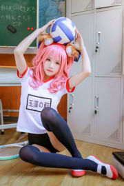 [ภาพถ่าย Net Red COSER] Cherry Peach Meow - อดีตชุดยิมของ Tamamo