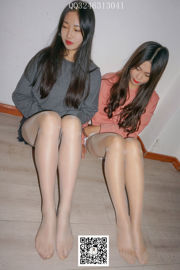 [Pemotretan Model Dasheng] No.095 Wenwen & Tingting Sisters Double Silk