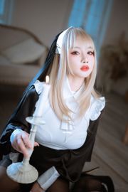 [福利COS] 白嫩美少女鬼畜瑶 - 修女