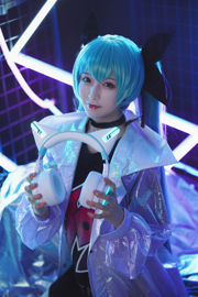 [ภาพคอสเพลย์] อะนิเมะบล็อกเกอร์เทปันยากิผีเต้นรำ w - หูฟัง Yaowu miku