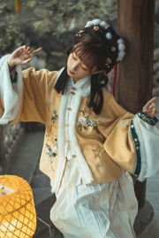 [Net Red COS] Anime-Blogger dumm Momo - Hanfu privates Foto